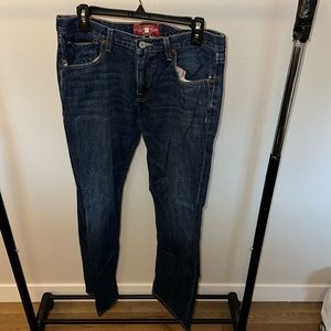 Lucky Brand — 221 Regular Straight Denim Jeans — 33w x 32l — GREAT CONDITION!